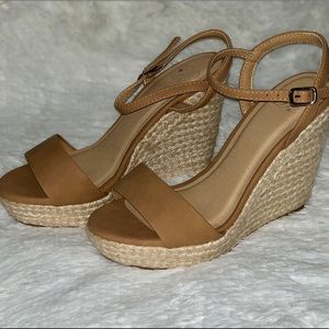Summer chic open toe espadrilles wedges
